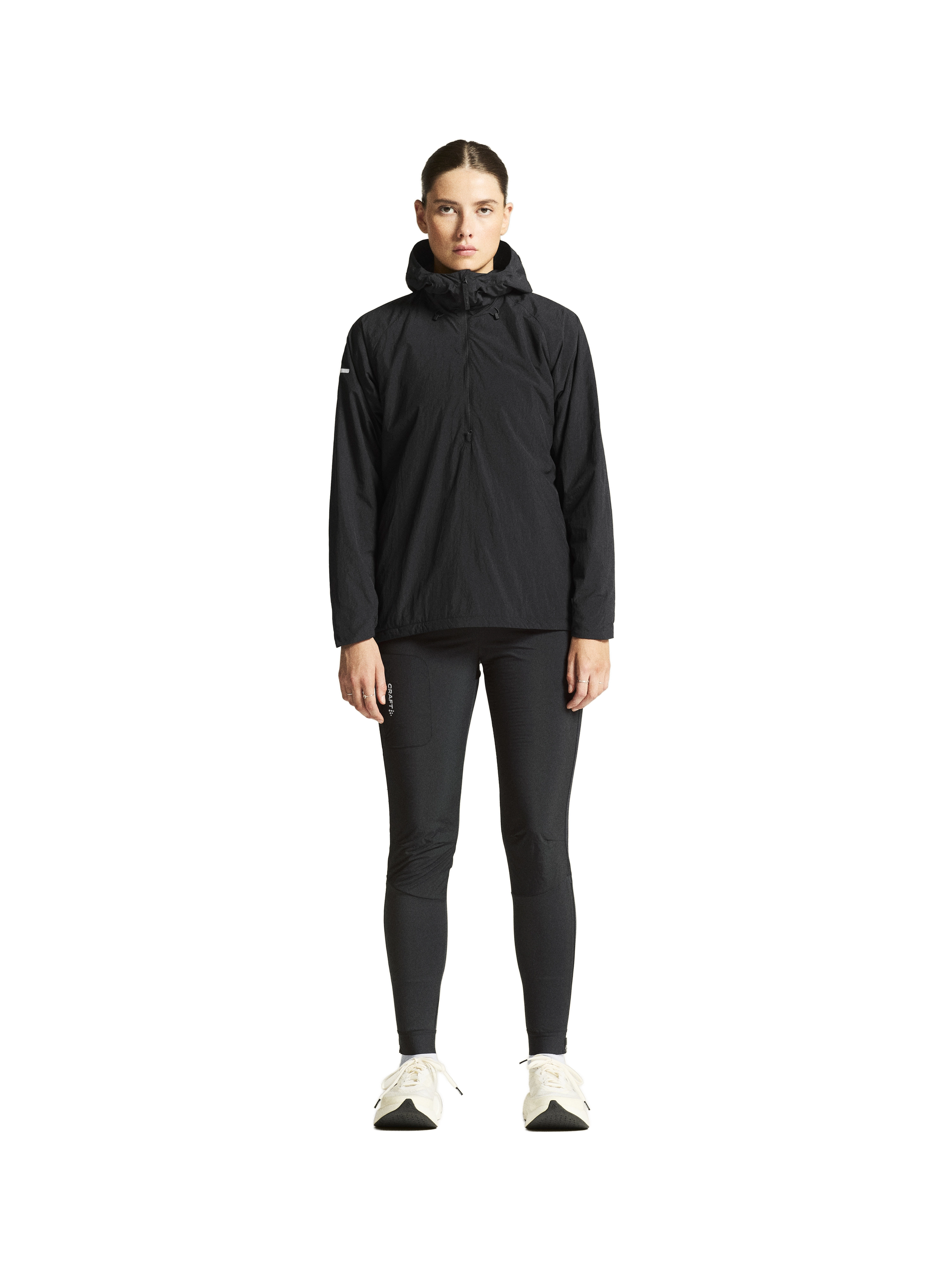Craft Subz Warm Hood Women - Black - XXL - Vindjakker