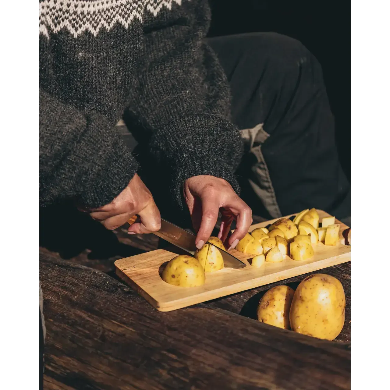 Skærebræt i træ