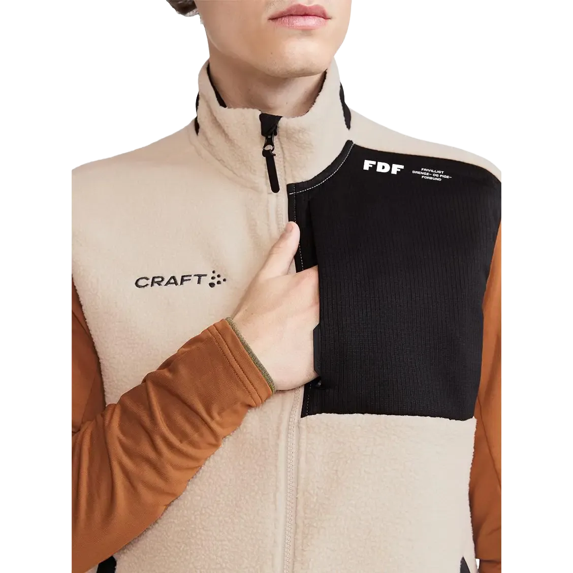 ADV Explore Pile Fleece Vest m/Logo Men