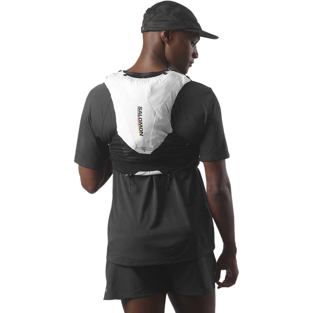 Salomon Adv Skin 5 Race Flag Set - Black/White - S - Løberygsække