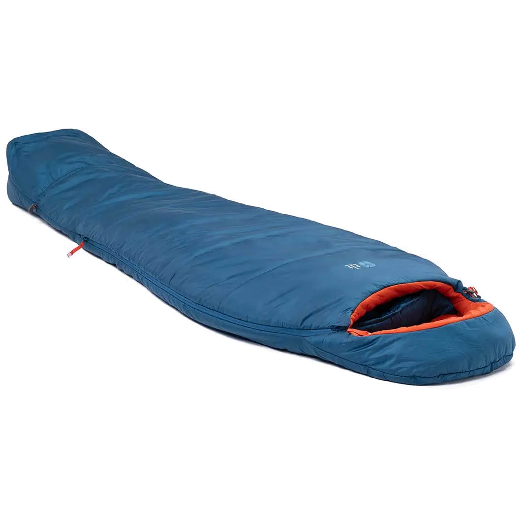 TLT LUR Junior børnesovepose - Moroccan Blue - Left zip - Sovegrej til børn