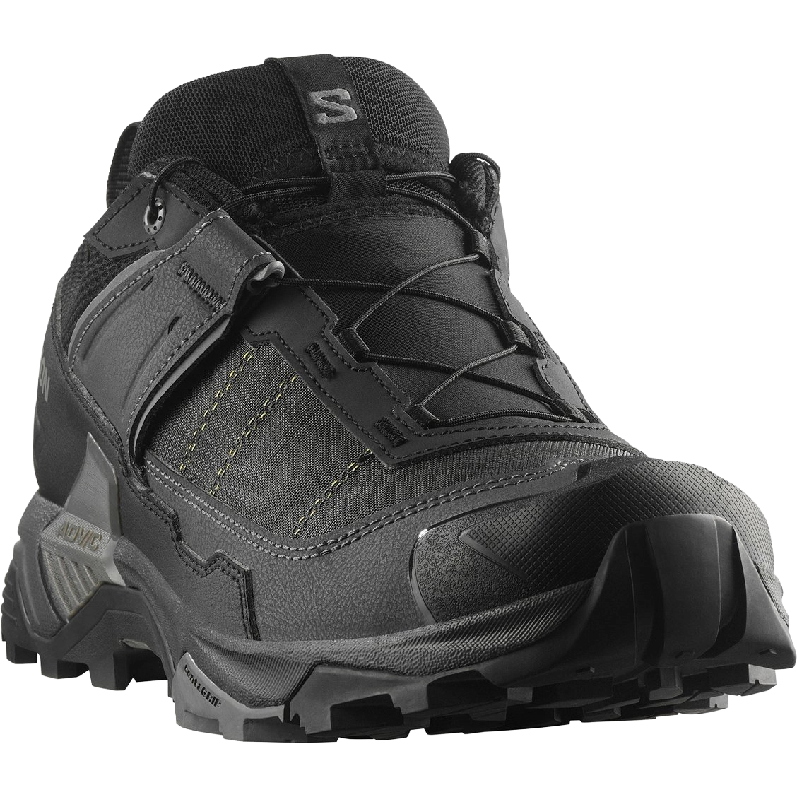 Salomon X Ultra 5 GTX Men vandresko - Black/Asphalt/Castlerock - UK 7,5/EU 41 1/3 - Vandtætte sko