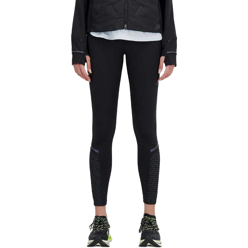 New Balance Impact Run Luminous Heat Tight Women Løbetights - Black - XS - Løbetights og bukser