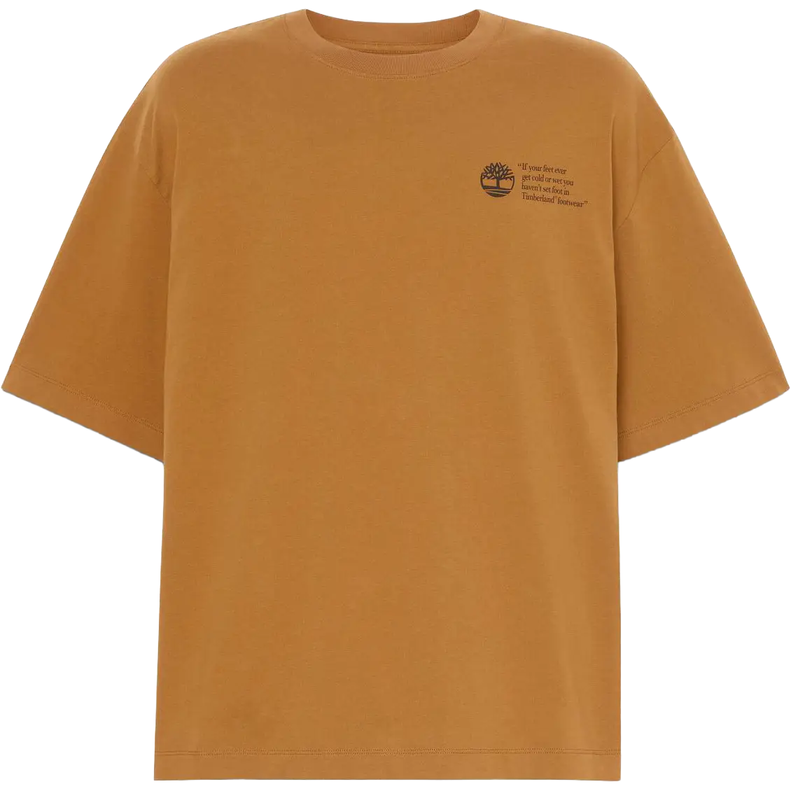 Timberland Archive Boot Tee Men - Dark Wheat Boot - XXL - Kortærmet T-shirts