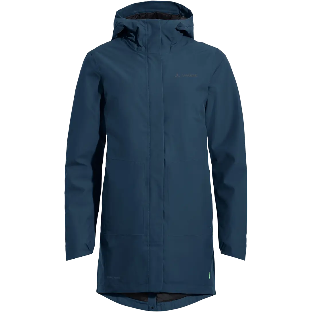 Vaude Cyclist Padded Parka II Women vinterjakke - Dark Sea - 40 - Jakker
