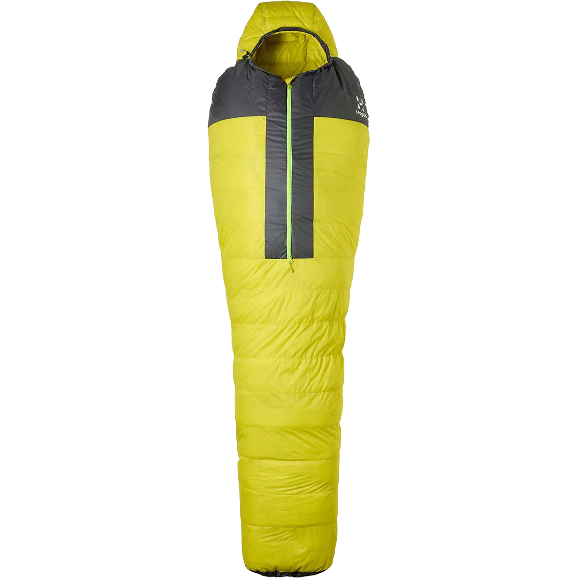 Haglöfs L.I.M Airak Down 0, 200 cm dunsovepose - Aurora/Magnetite TF - Center zip - Forårssovepose i dun