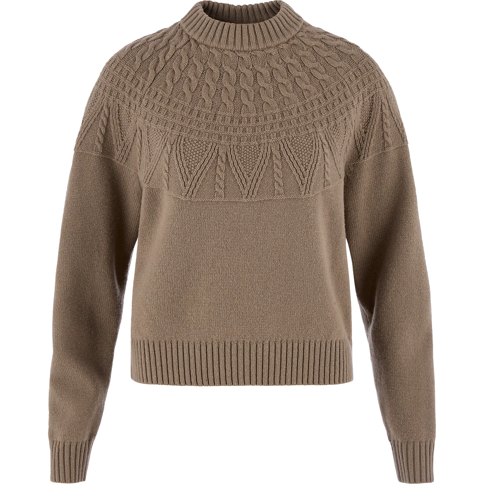 Övik Solid Jacquard Knit Women