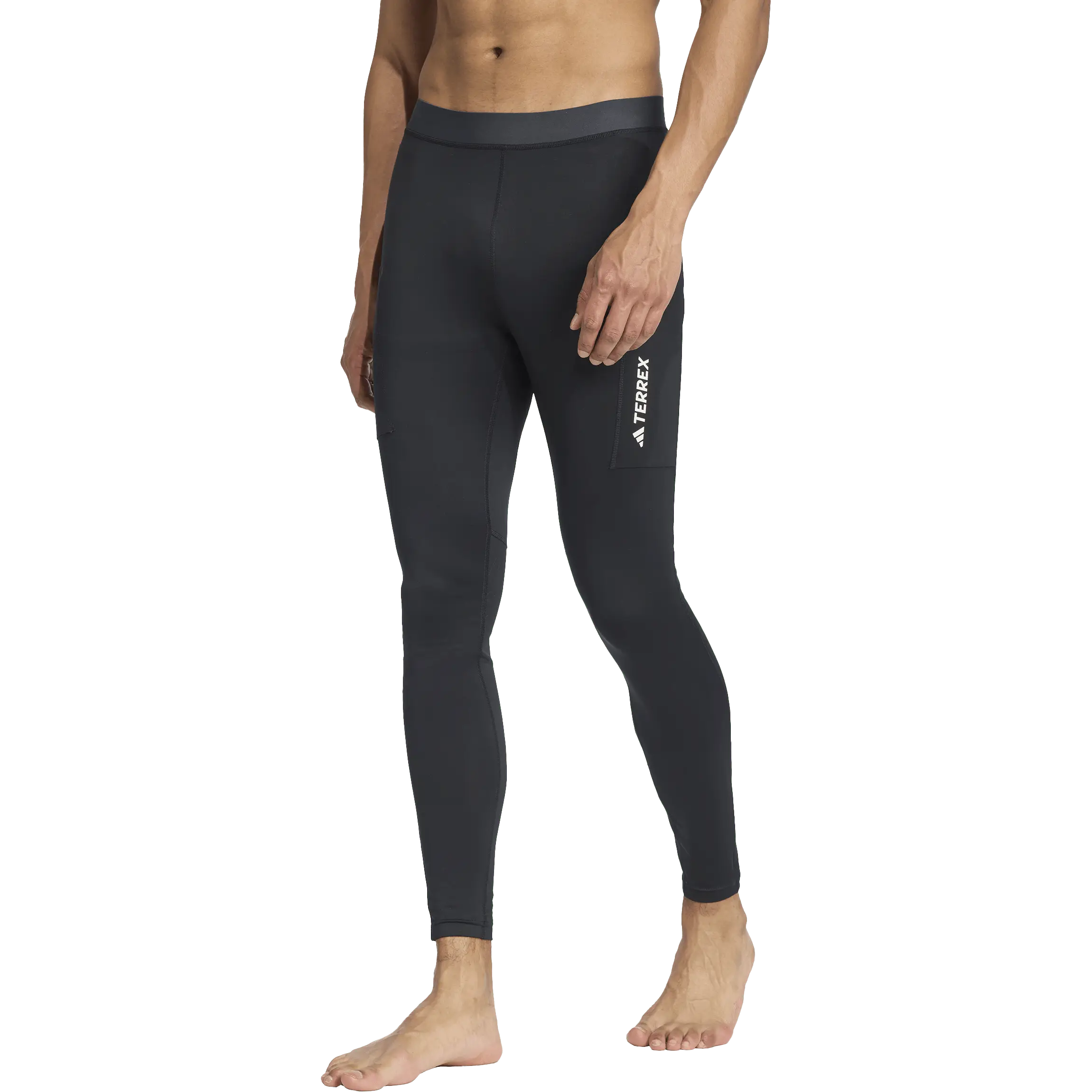 Adidas Xpr Brsh Tights Men - Black - L - Løbetights og bukser
