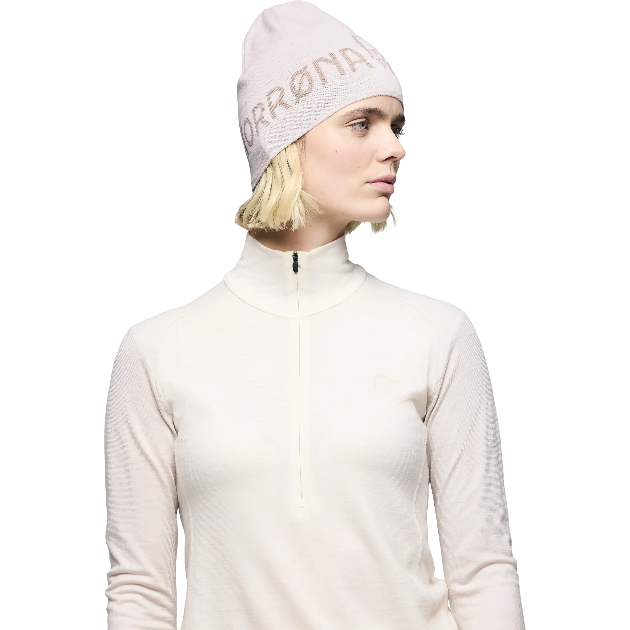/29 Light Merinoull Logo Beanie