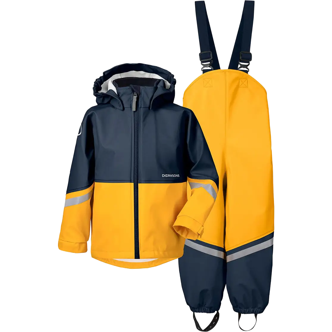 Didriksons Waterman Kids Set regnsæt - Oat Yellow - 130 cm - Regnsæt til børn