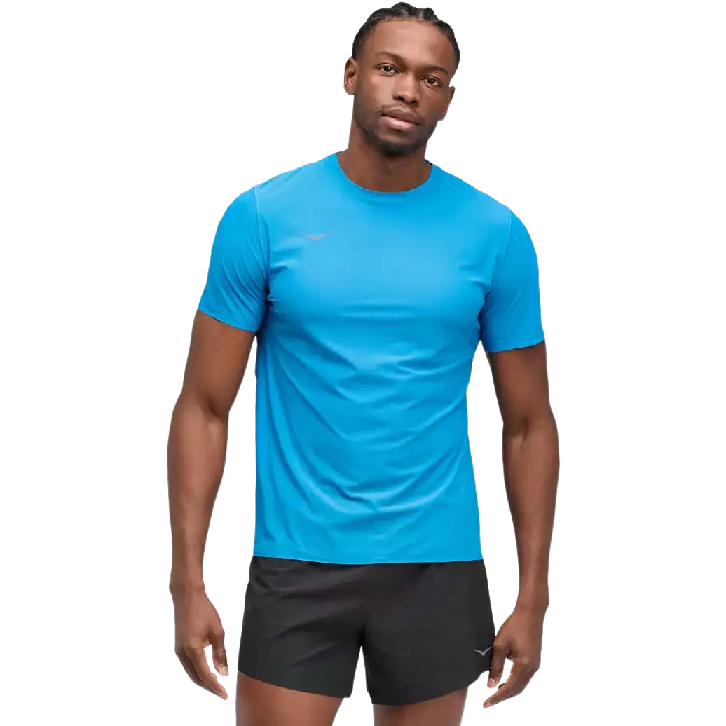 HOKA One One Airolite Run Short Sleeve Men - Hoka Blue - S - Løbe t-shirt