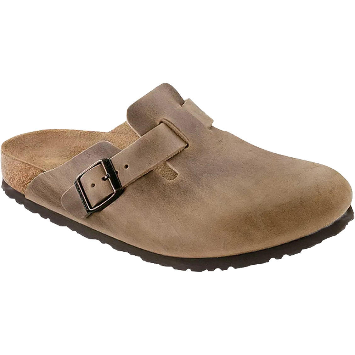 Birkenstock Boston Soft Footbed Oiled Leather Women - Tabacco Brown - 41 - Klipklapper