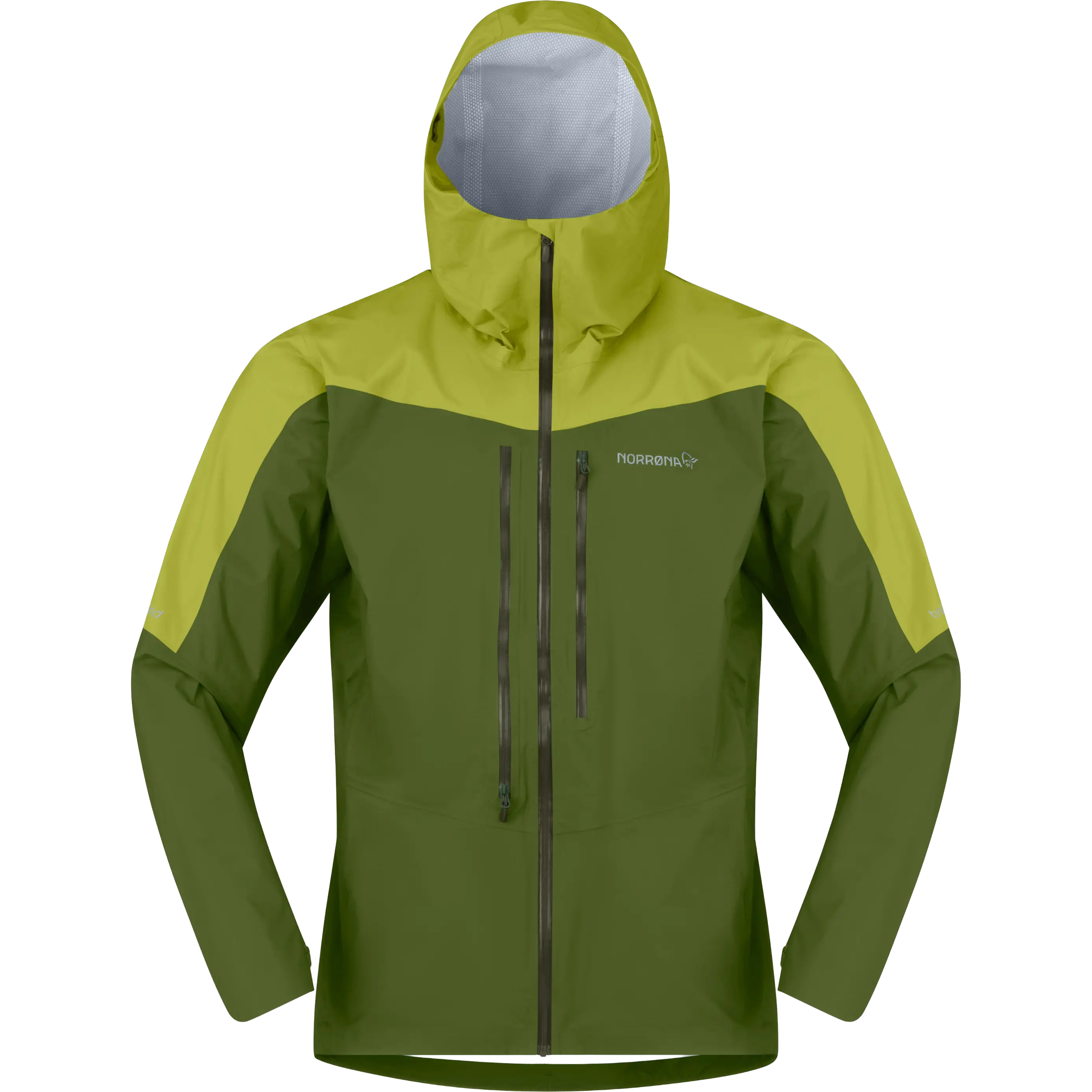 Norrøna Falketind Dri1 Jacket Men - Pesto - L - Regnjakker