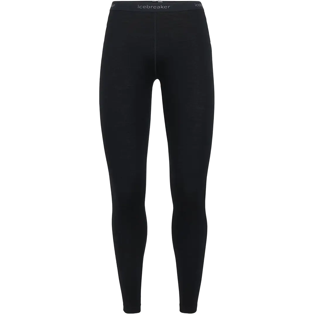 Icebreaker Tech Leggings Wmns 260 uldunderbukser - Black - XL - Uldundertøj