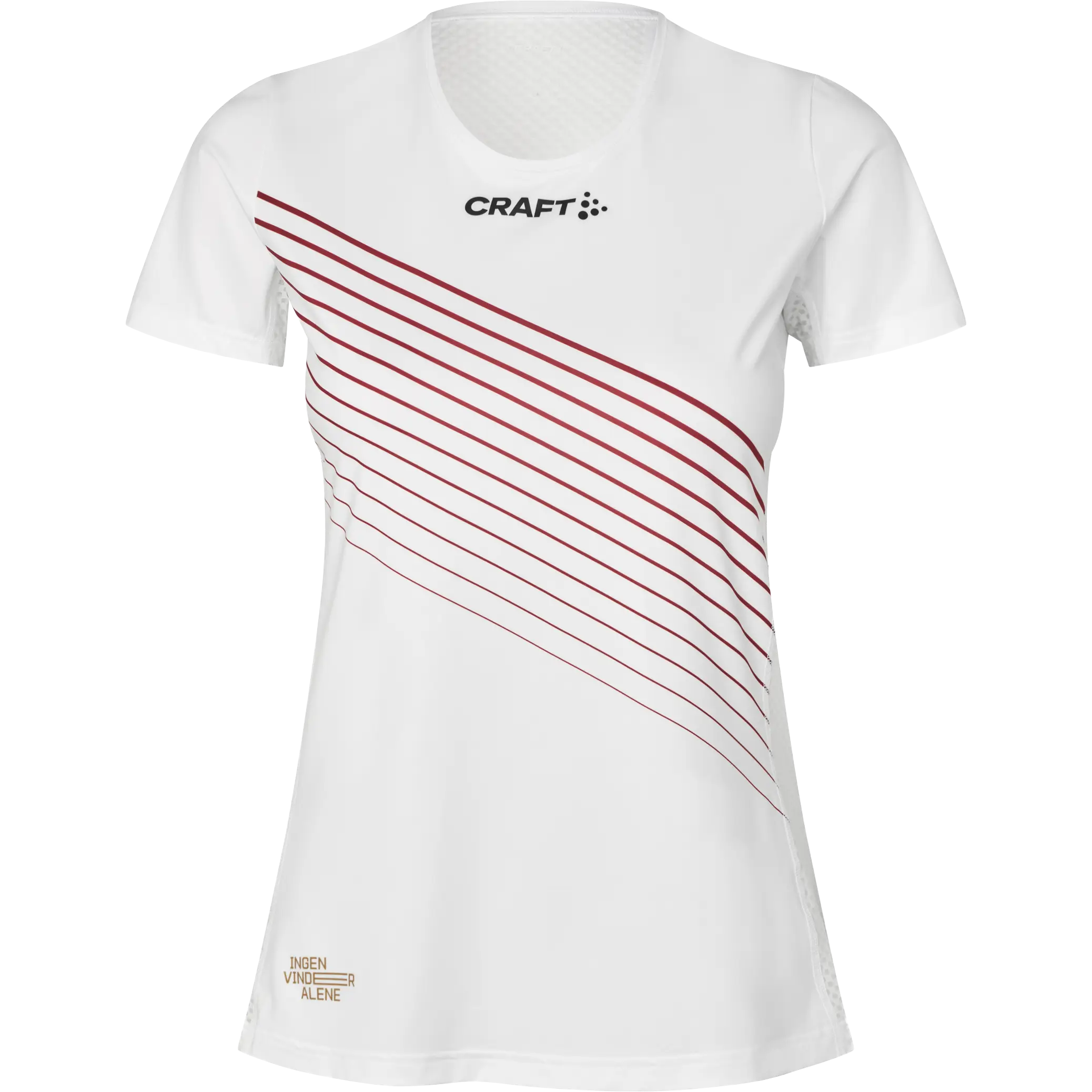 Craft Elite Ss Tee Women - Ingen Vinder Alene - Hvid - L - Løbe t-shirt