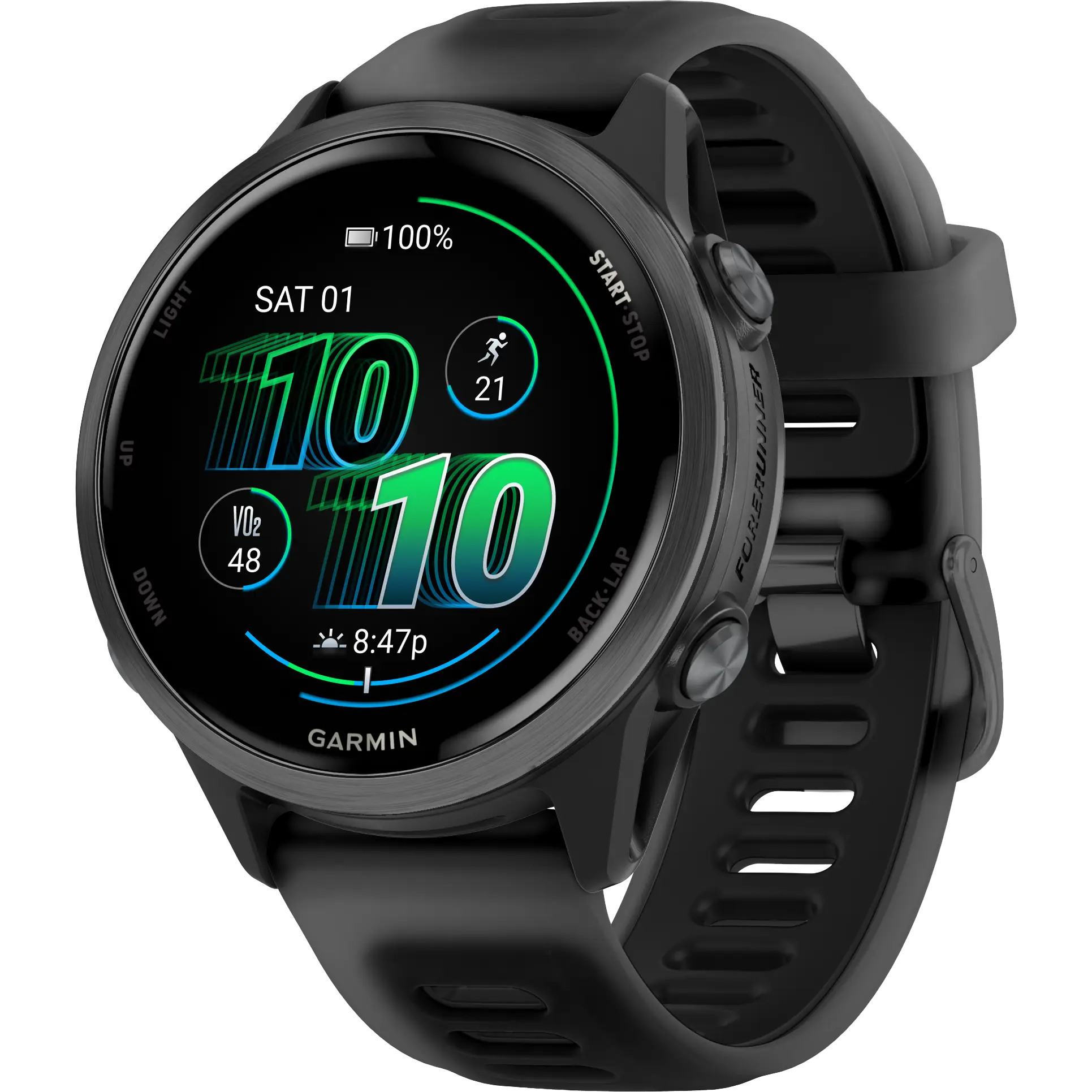 Garmin Forerunner 570 - 42MM - Black - One size - Løbeur