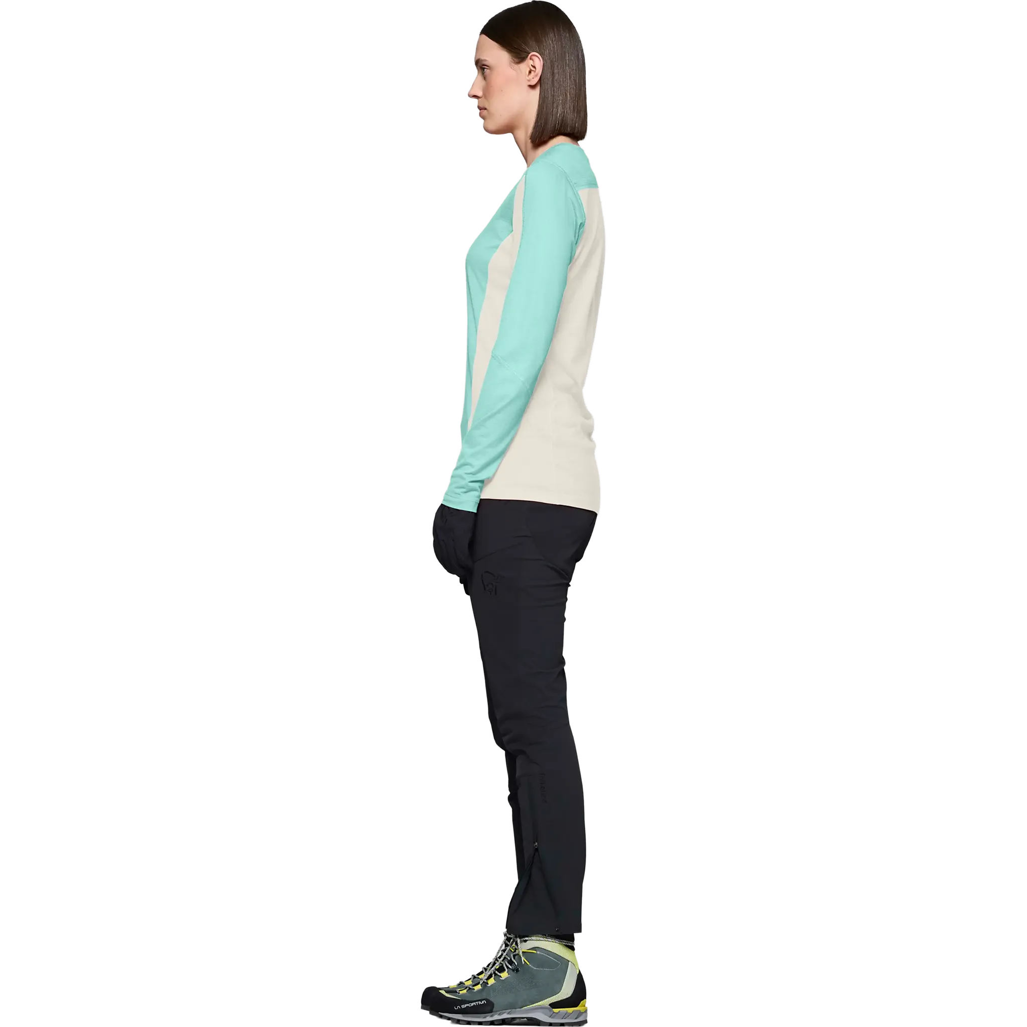 Falketind Equaliserull Long Sleeve Women dame-T-shirt