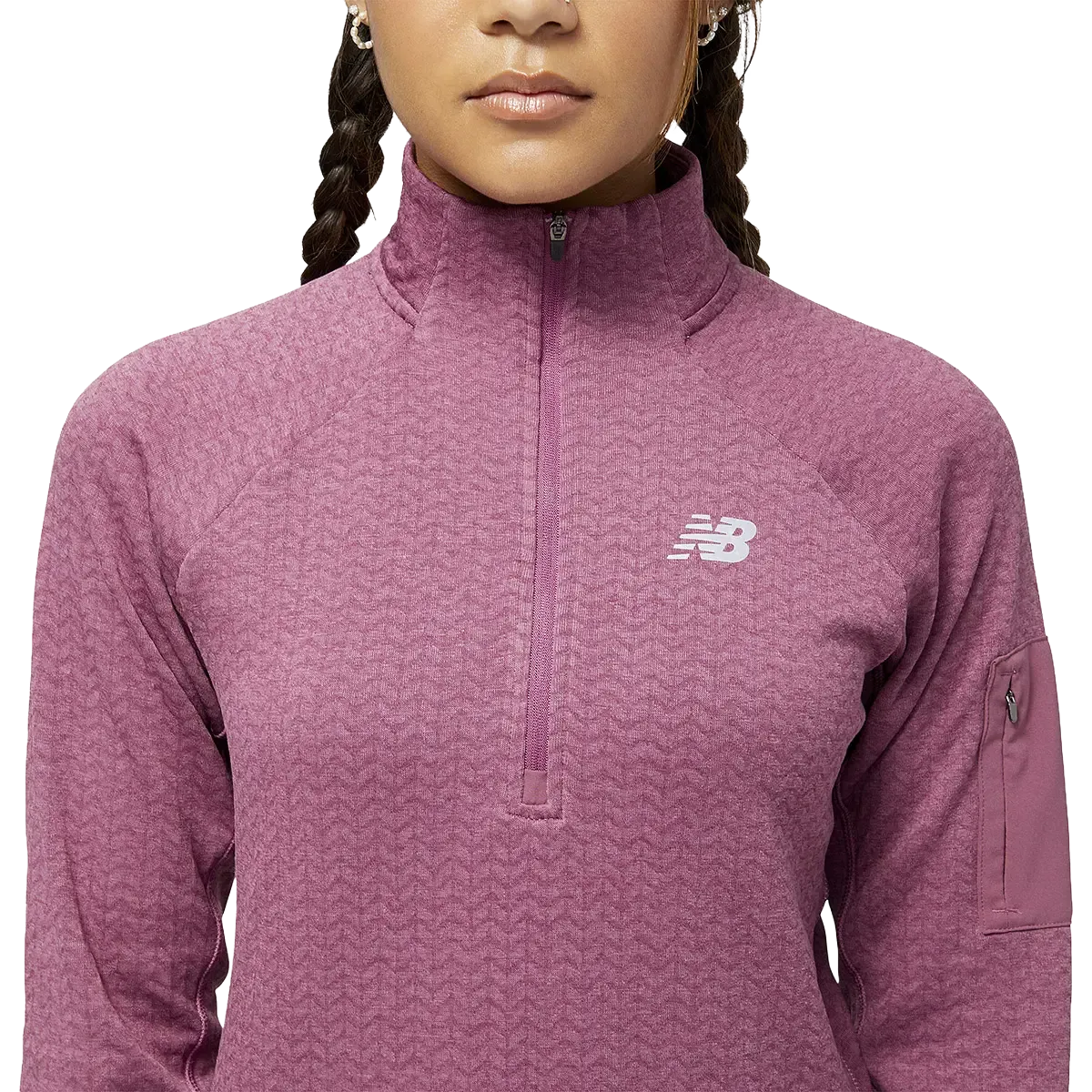 NB Heat Grid Half Zip Women