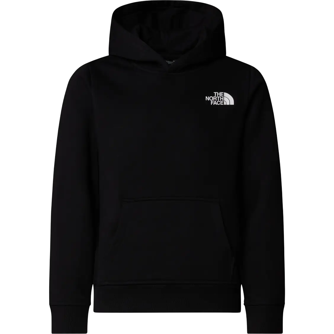 The North Face Box Nse Regular P/O Hoodie Teen hættetrøje - TNFblk/Heroblue - XS/116-119 cm - Sweatshirts og hoodies til børn