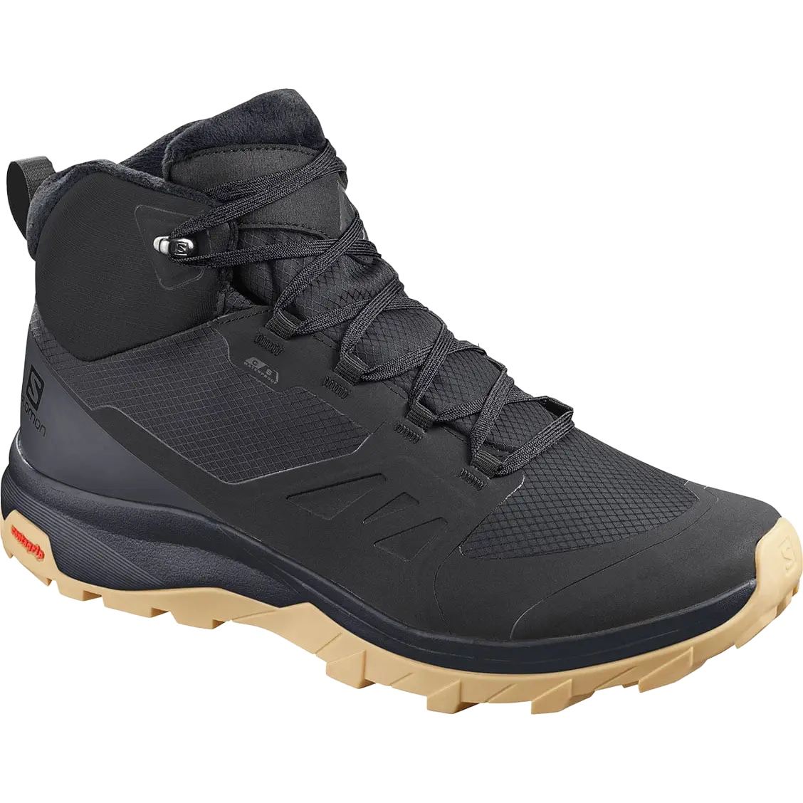 Salomon OutSnap CSWP herrestøvle - Black/Ebony/GumA - UK 11/EU 46 - Støvler