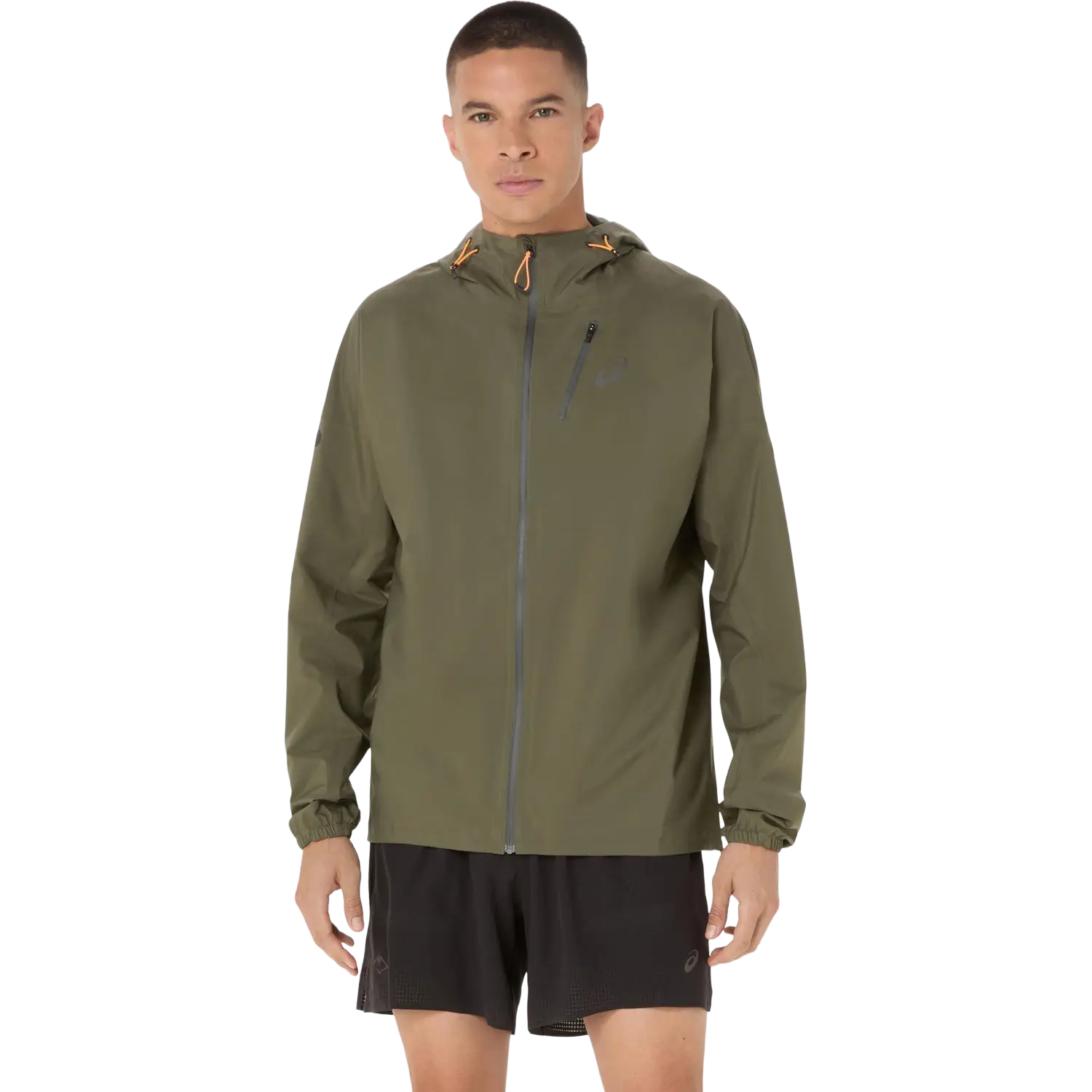 Asics Fujitrail Elite Waterproof Jacket Men - Mantle Green - XXL - Løbejakker