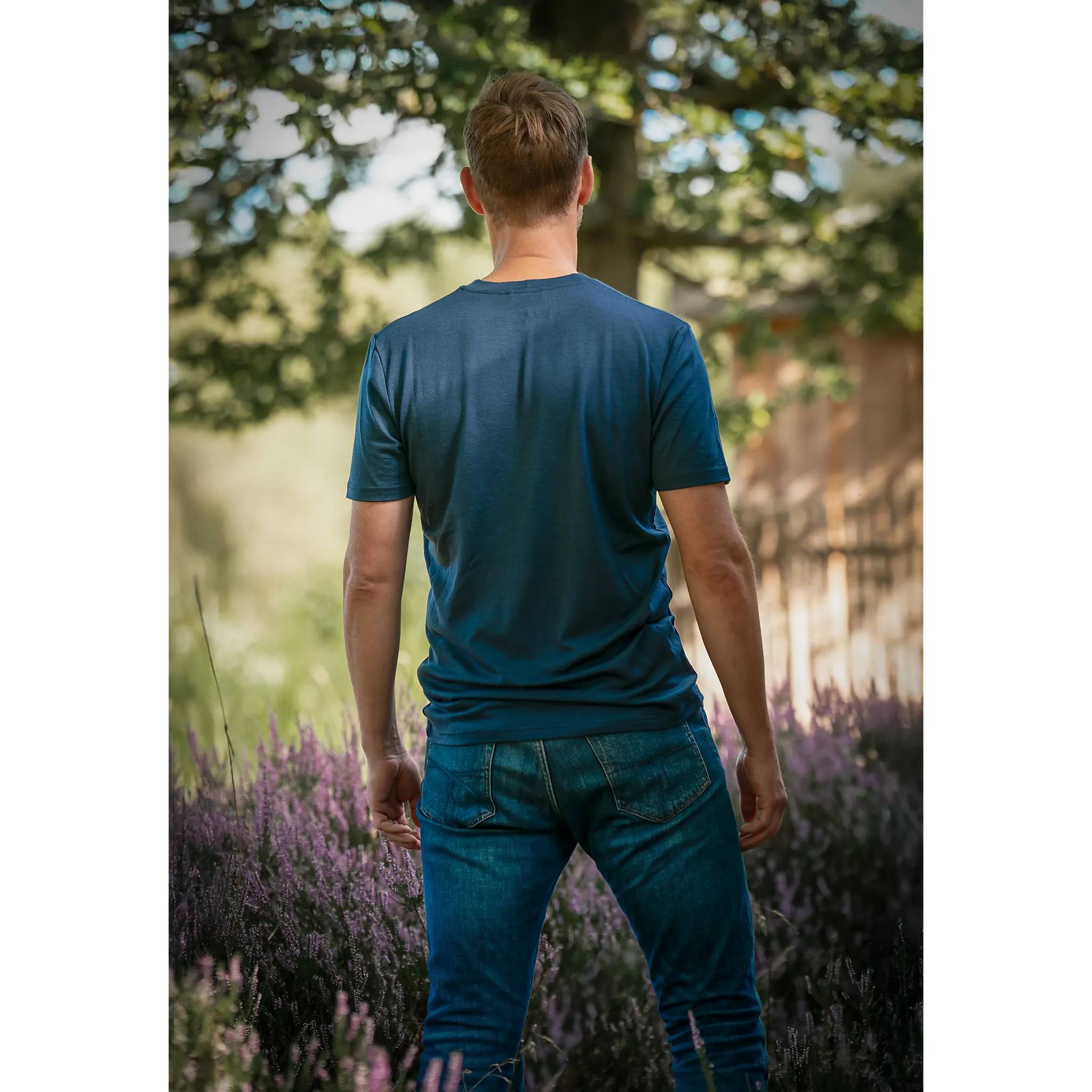 Pure Wool S/S Crew Men