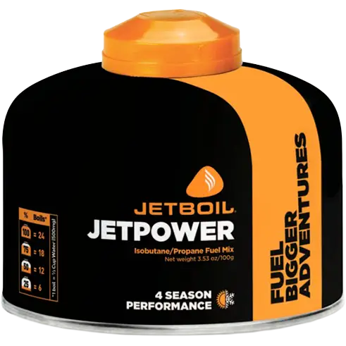 Jetboil Jetpower Fuel 100 g gas - Sort - One size - Løbeudstyr