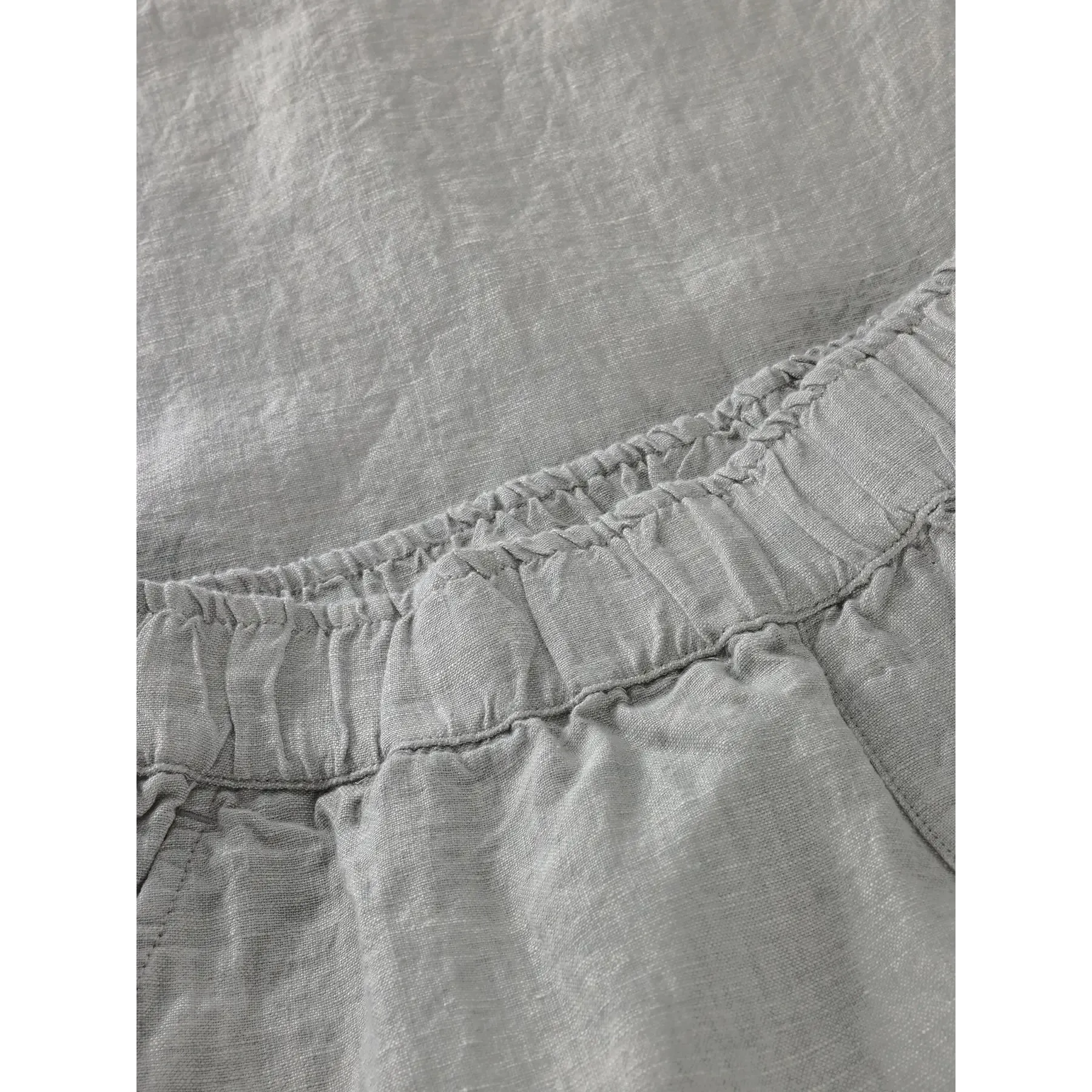 Eve Culotte High-Rise Wide Linen Shorts 