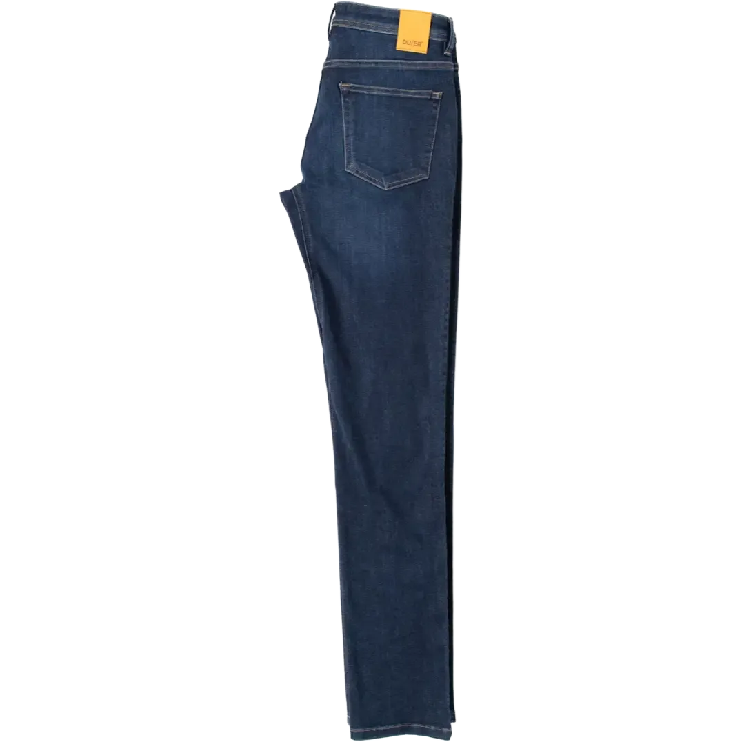 Performance Denim Pant Women Slim Straight 32" damebukser