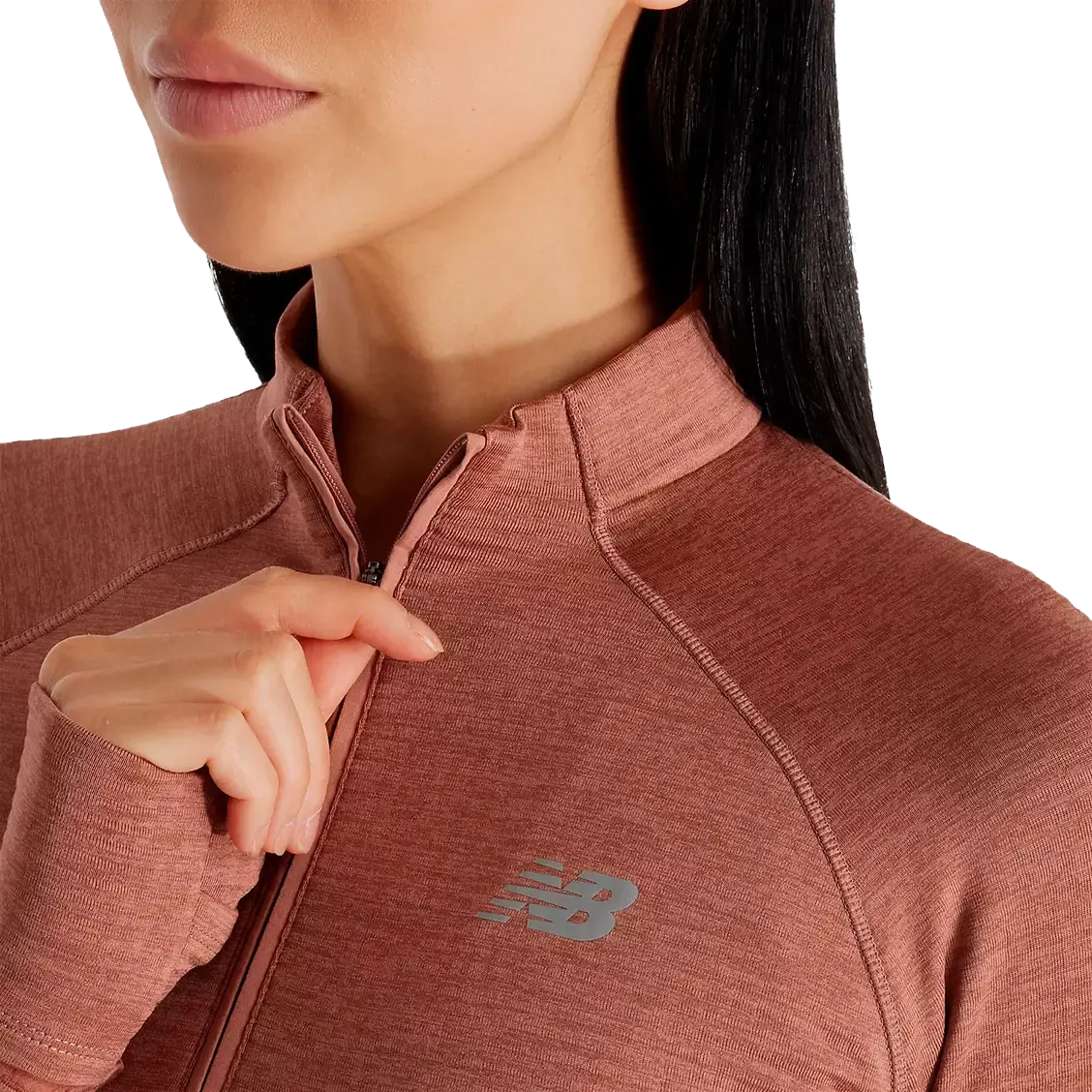 Athletics Heat Grid Half Zip Dam