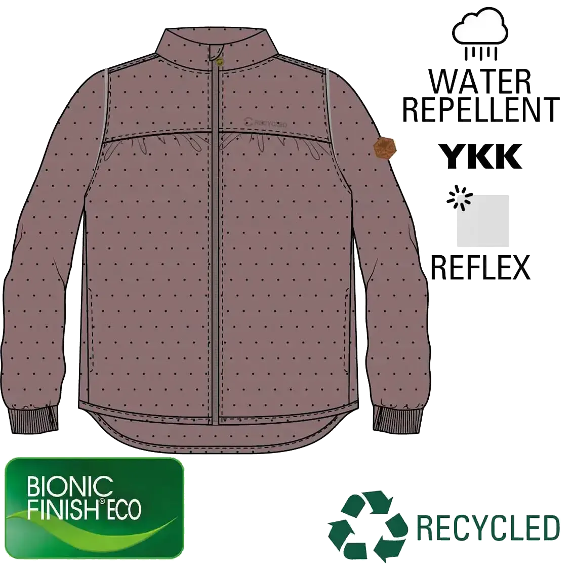 Soft Thermo Recycled Girl Jacket sommerjakke