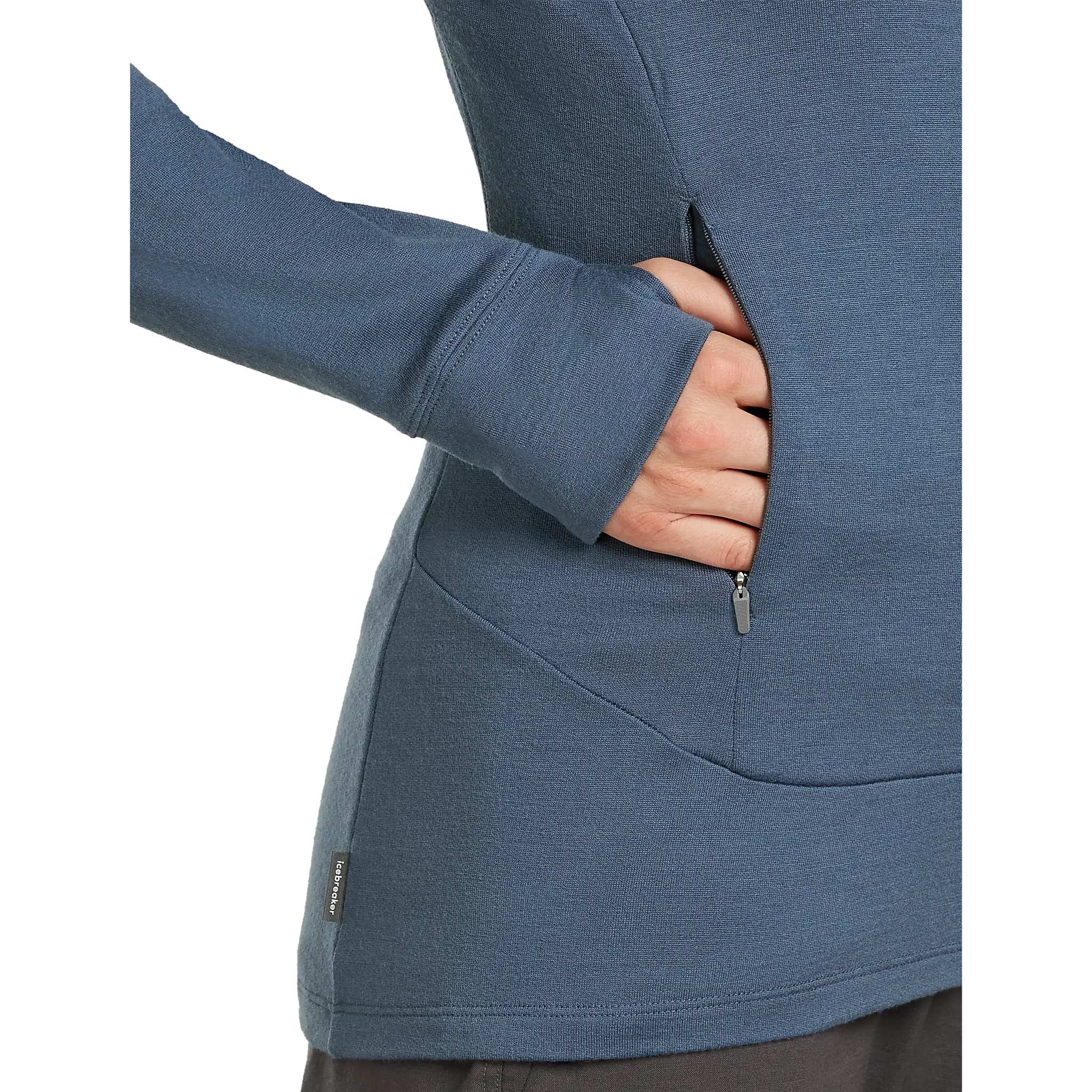 Quantum IV LS Zip Hood Women uldtrøje
