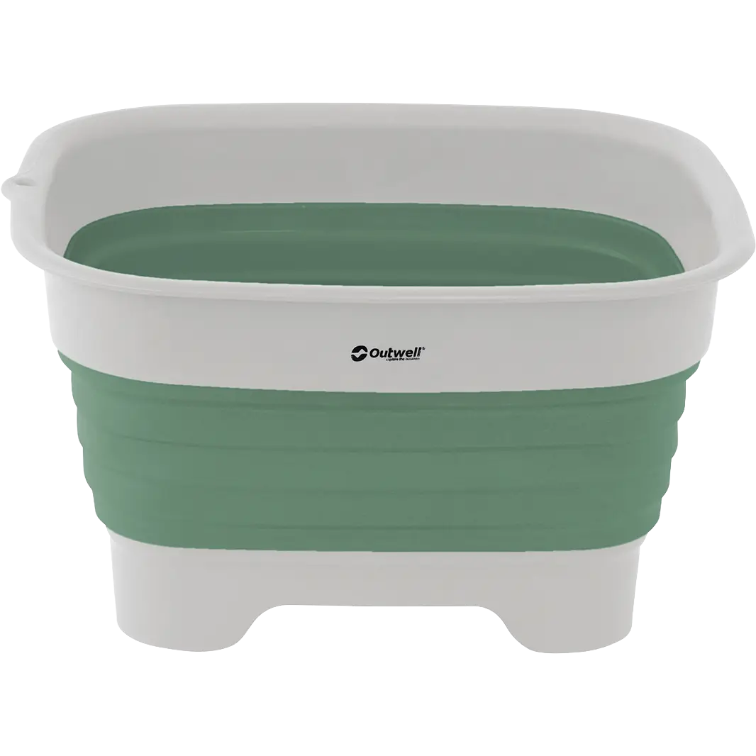 Outwell Collaps Wash Bowl m. afløb - Shadow Green - One size