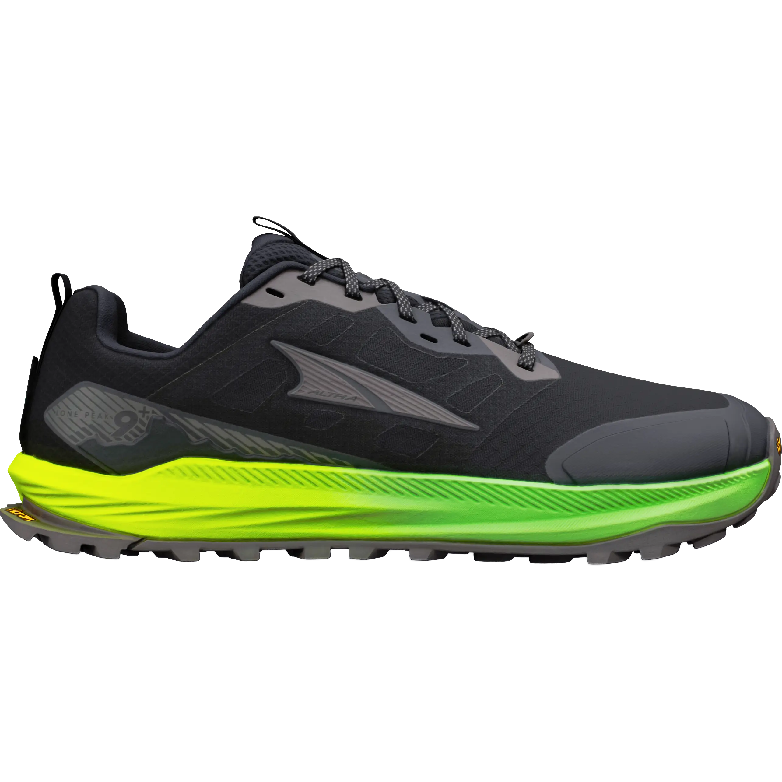 Altra Lone Peak 9+ Men - Black - US10,5/44,5 - Trailsko