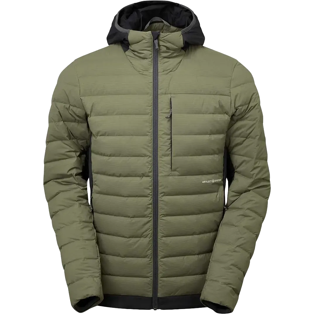 Divide Fusion Stretch Hoodie Men dunjakke