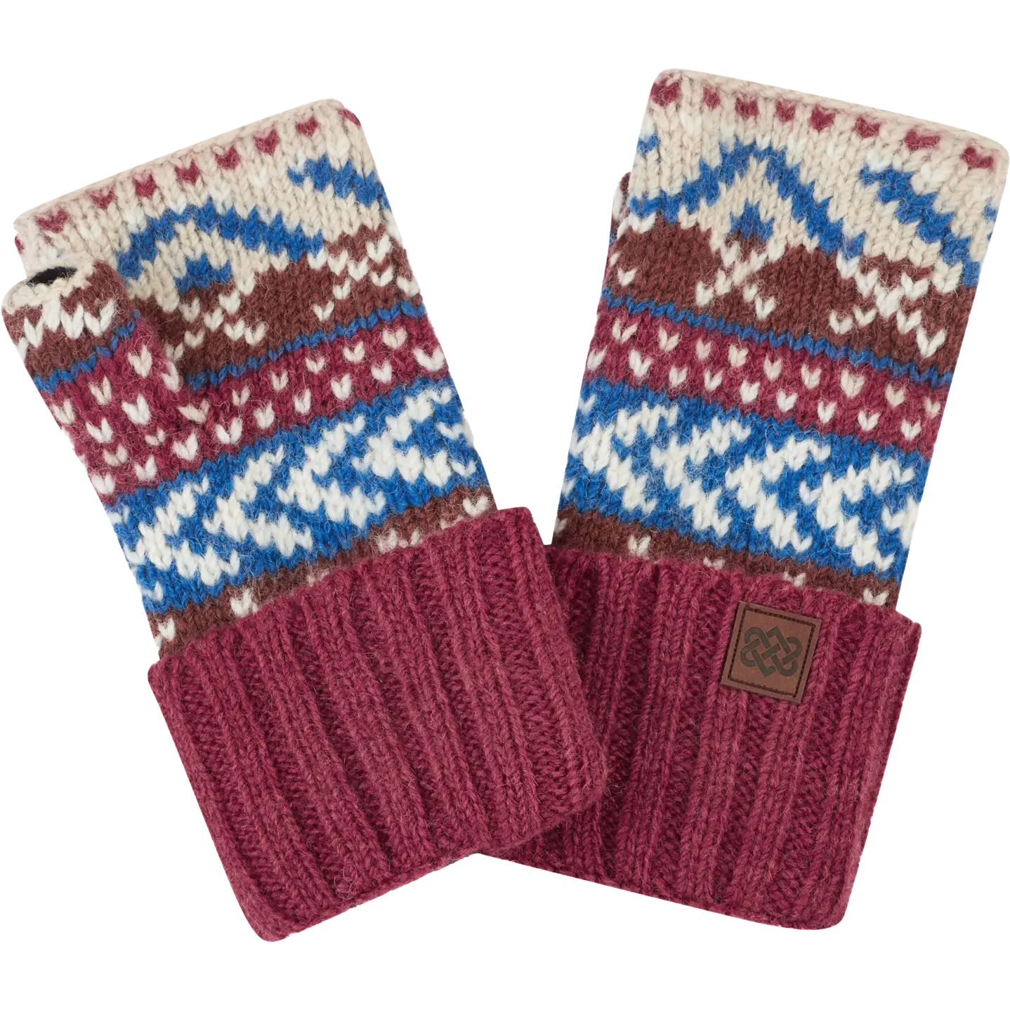 Sherpa Vastu Wrist Warmer håndledsvarmer - Tibetan Red - One size - Handsker