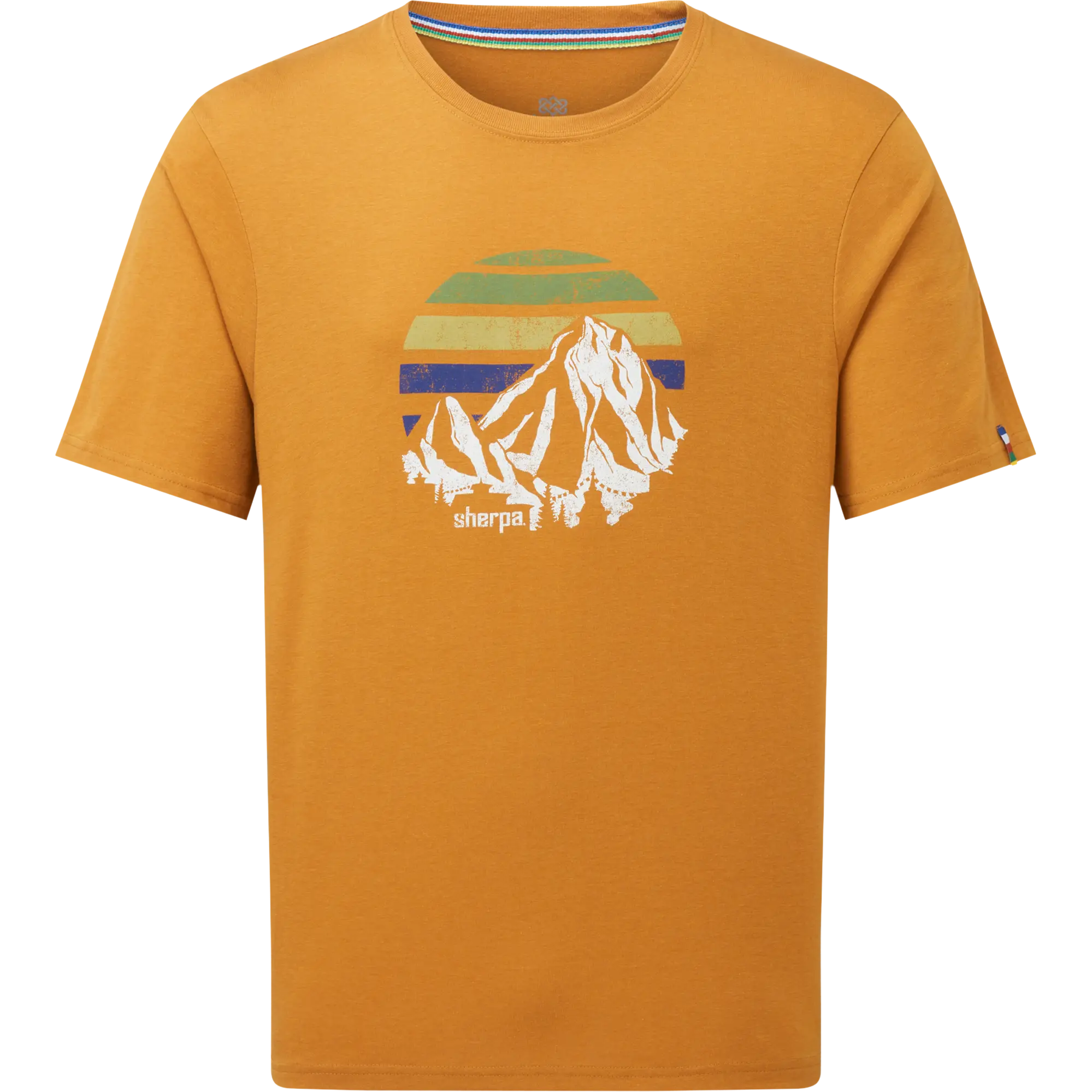 Sherpa Bali Retro Sunset Tee Men herre-T-shirt - Masala - XL - Kortærmet T-shirts