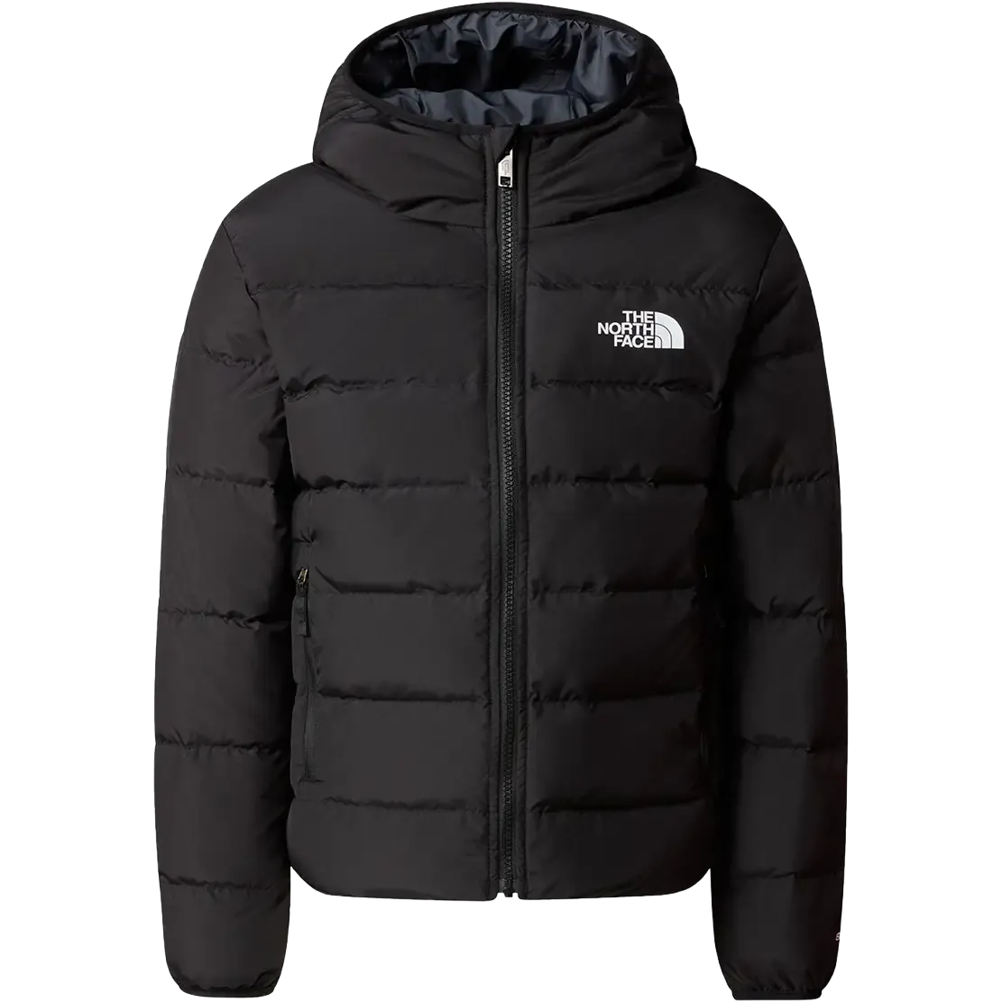 Reversible North Down Hooded Jacket Girl dunjakke