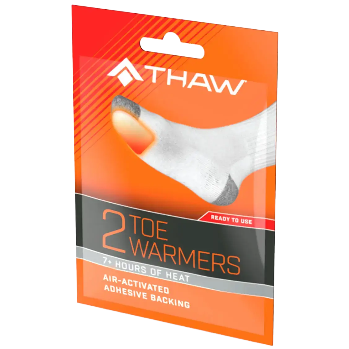 Thaw tåvarmer 2-pack - Orange - One size - Førstehjælp
