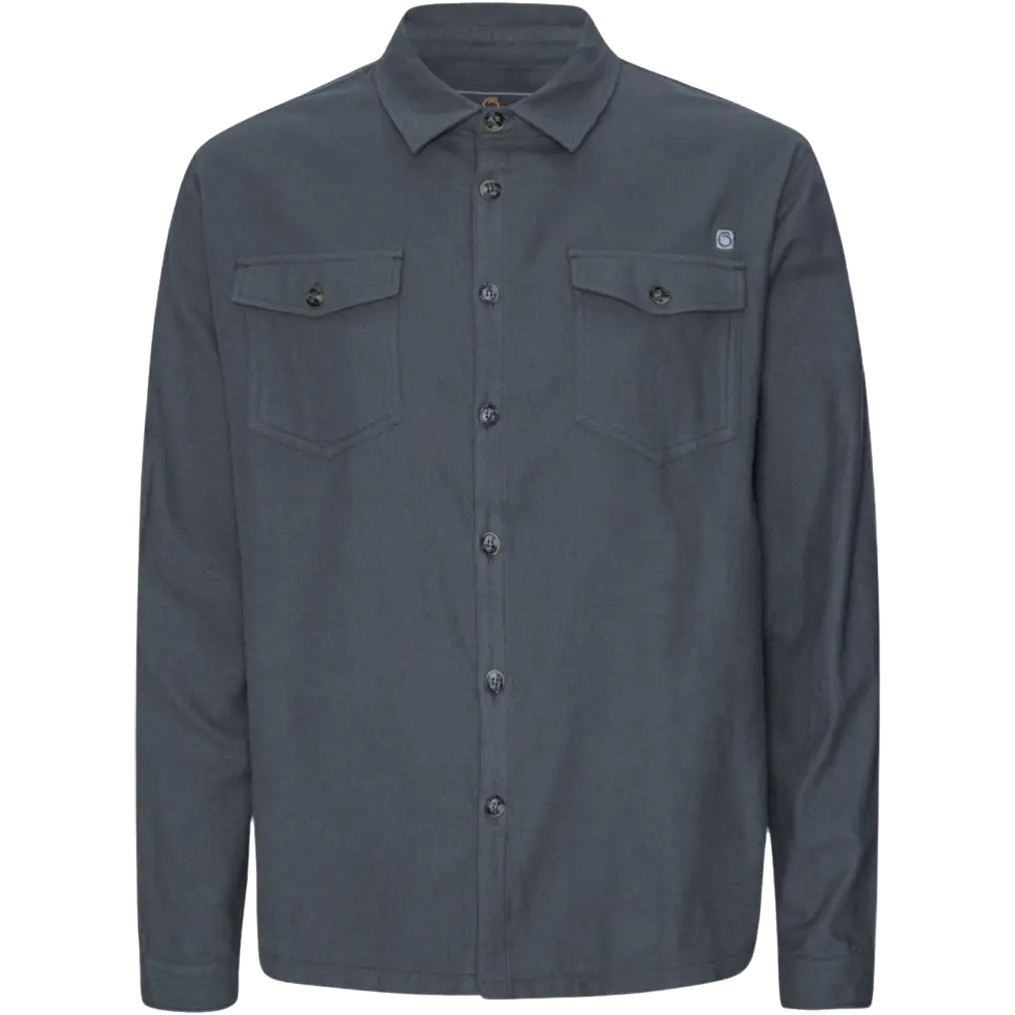 Superstainable Ulf Solid Shirt Men skjorte - Navy - S - Langærmet skjorter
