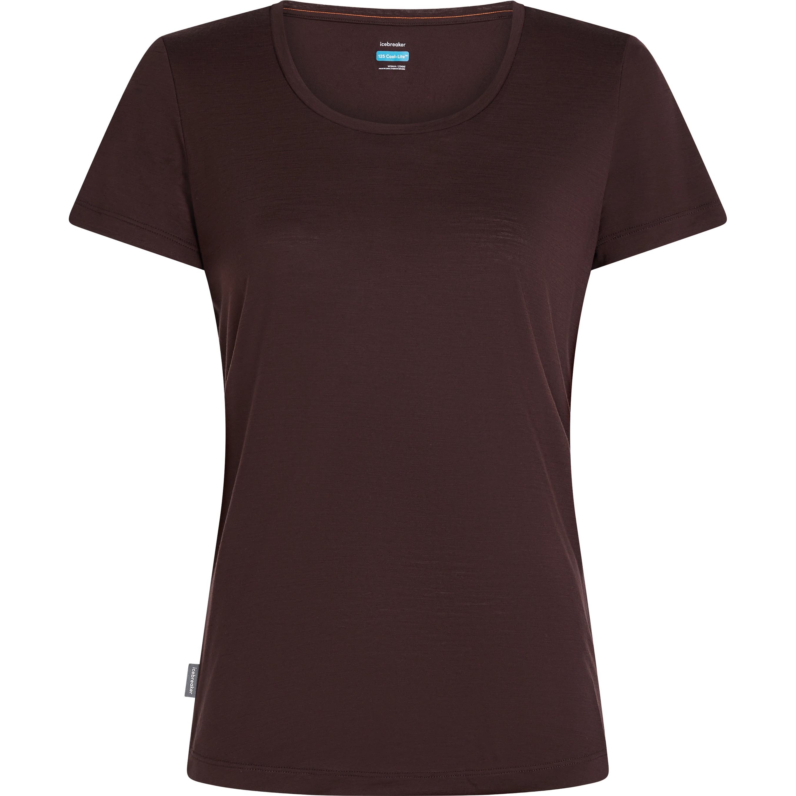 Icebreaker Sphere III SS Cool-Lite Scoop Tee Women T-shirt - Bittersweet - L - Kortærmet T-shirts