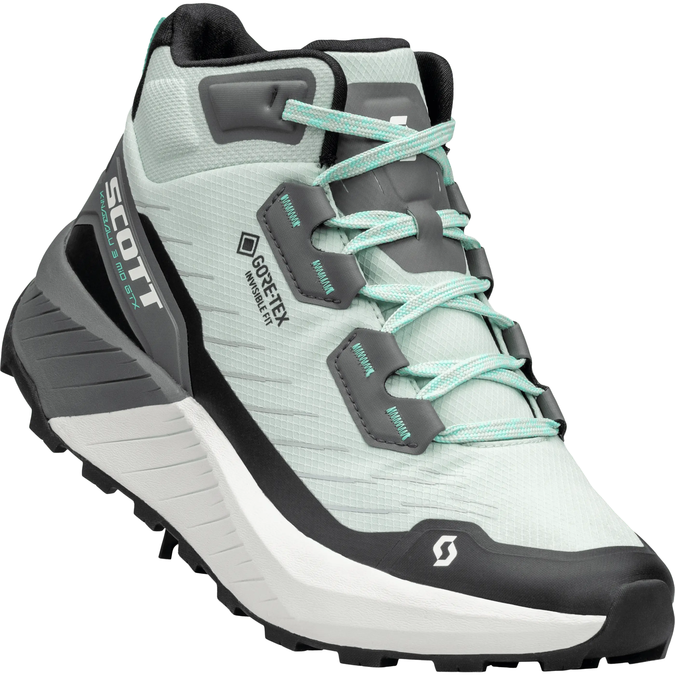 Scott Kinabalu 3 Mid GTX Women - Dry Green/Slate Grey - 37,5 - Vandtætte støvler