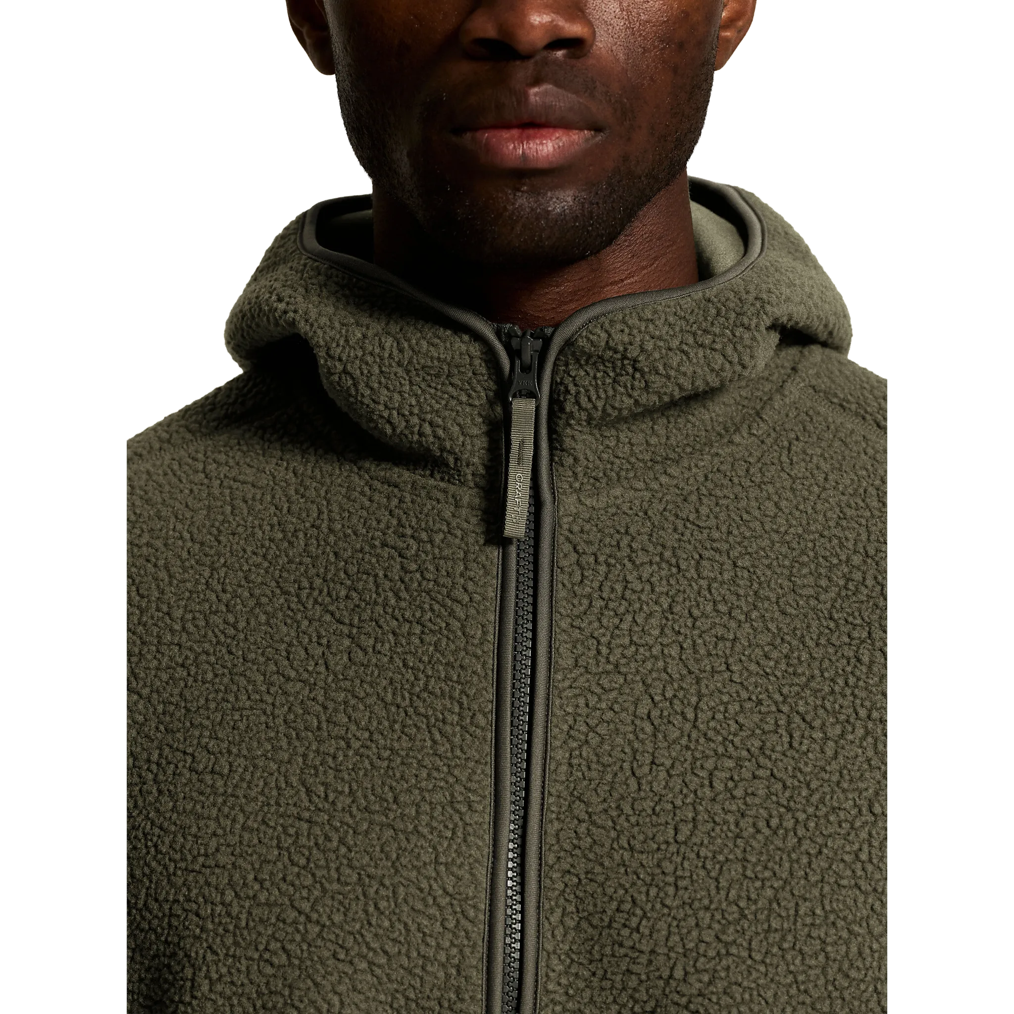 Join Pile Fleece FZ Hood Men