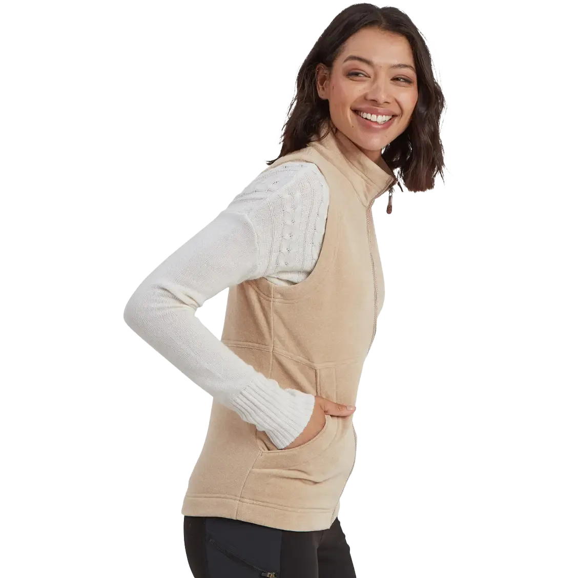 Rolpa Eco Vest Women fleecevest