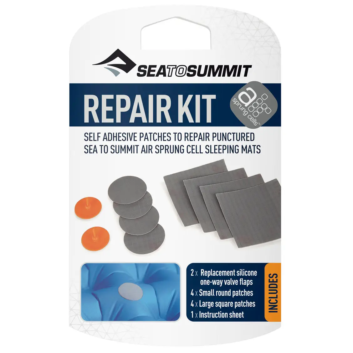 Sea to Summit Mat Repair Kit reparationssæt - Blå - One size - Luftmadrasser