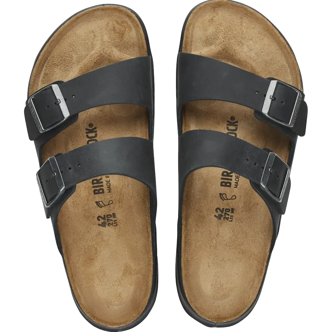 Arizona Crosstown Waxy Leather Herrsandaler