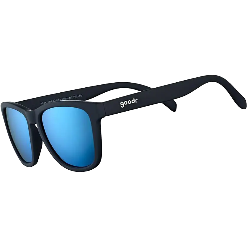 Goodr Mick And Keith's Midnight Ramble Solbrille - Sort/Blå - One size - Solbriller