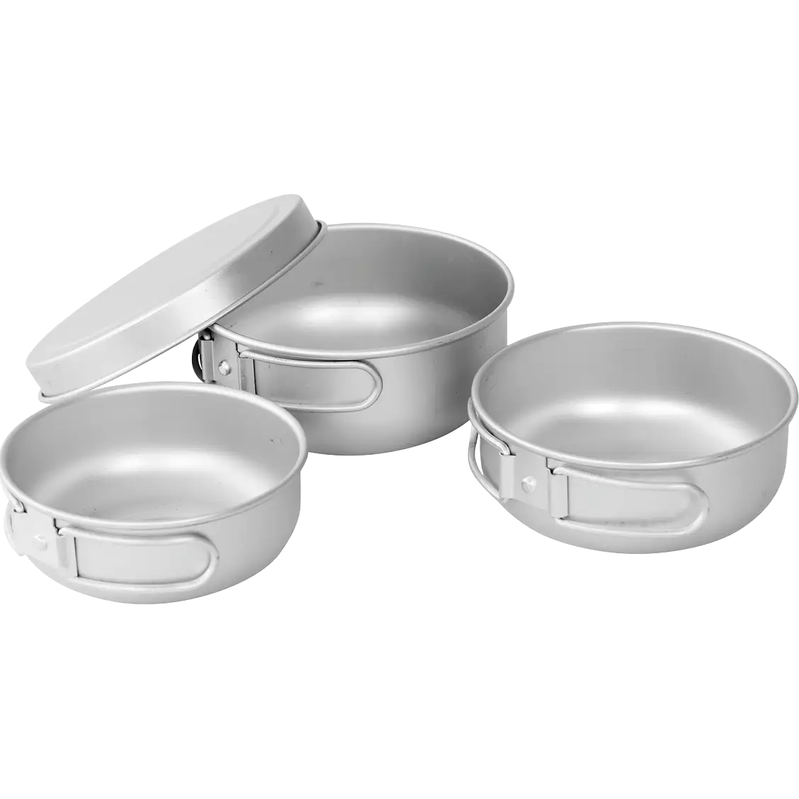 easy camp Adventure Ultra Light Cook Set grydesæt - Silver - One size - Kogesæt og gryder