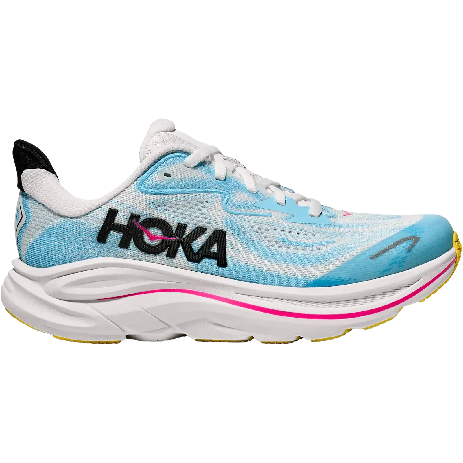 HOKA One One Clifton 10 Big Kids - Frost/Soaring Blue - 38 2/3 - Sko til børn