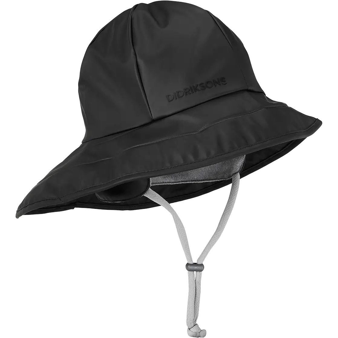 Didriksons Southwest Hat 2 regnhat - Black - M - Hatte og kasketter til børn